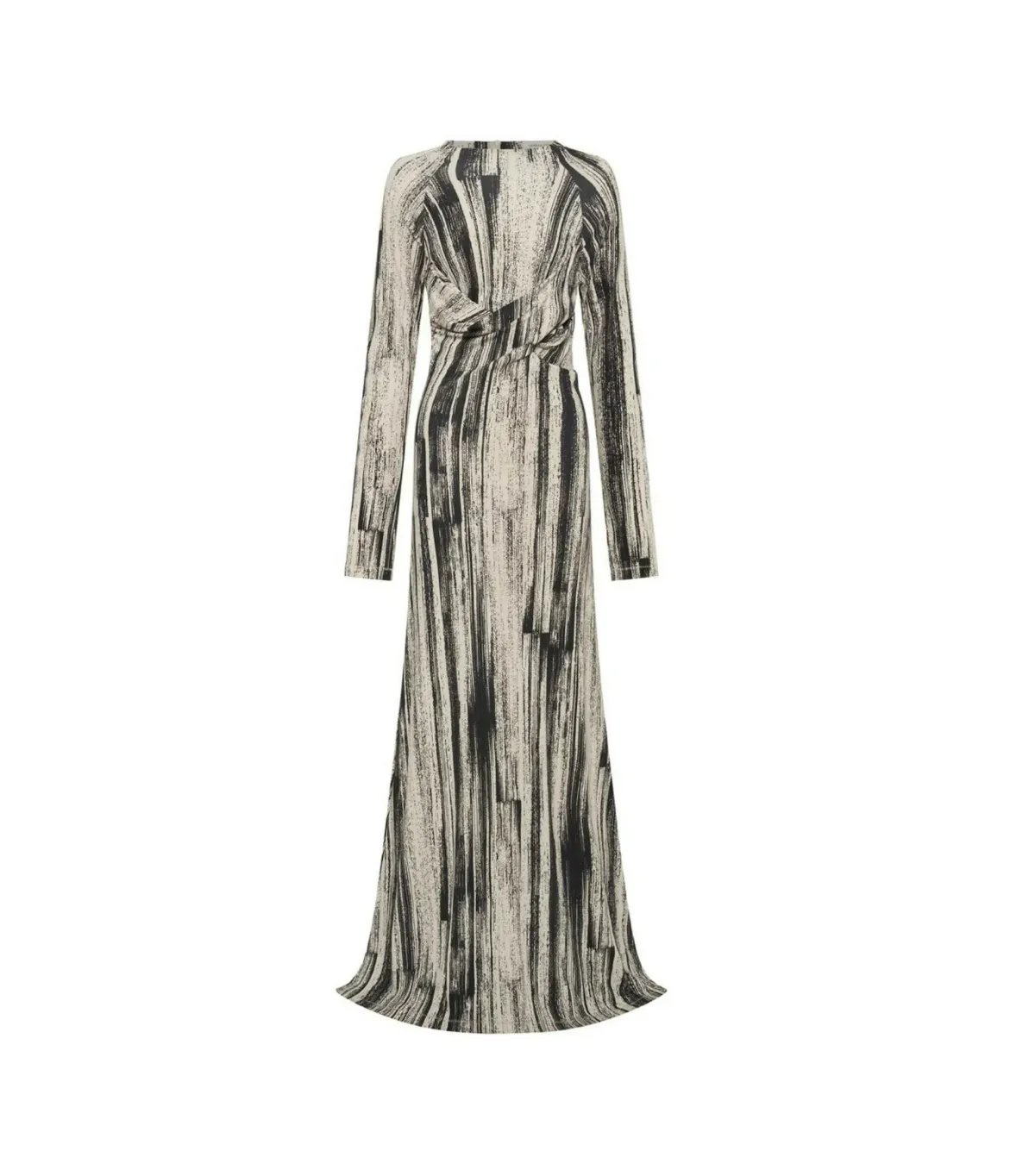 Camilla and Marc Arch Long Sleeve Midi Dress in Black Print Size AU 8 - Image 5