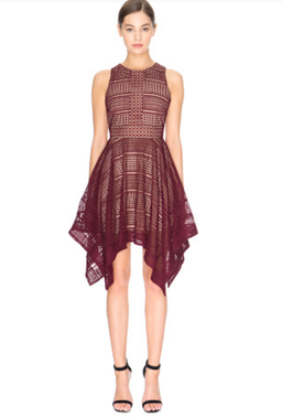 Keepsake The Label Sweet Nothing Dress Burgundy Size 8 for rent on The Volte - image 1