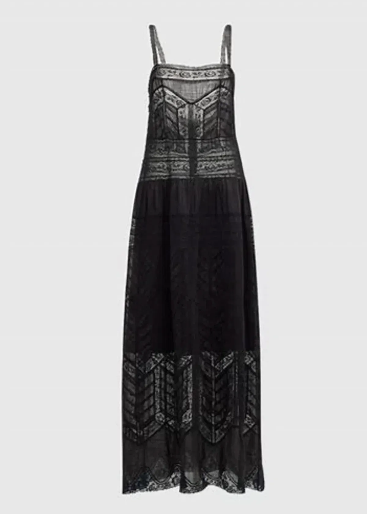 Zimmermann Halliday Lace Trim Slip Dress Black Size 3 / AU 14 - Image 3