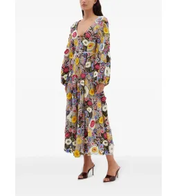 Rachel Gilbert Lyra Midi Dress Multi Size AU 16 for rent on The Volte - image 3