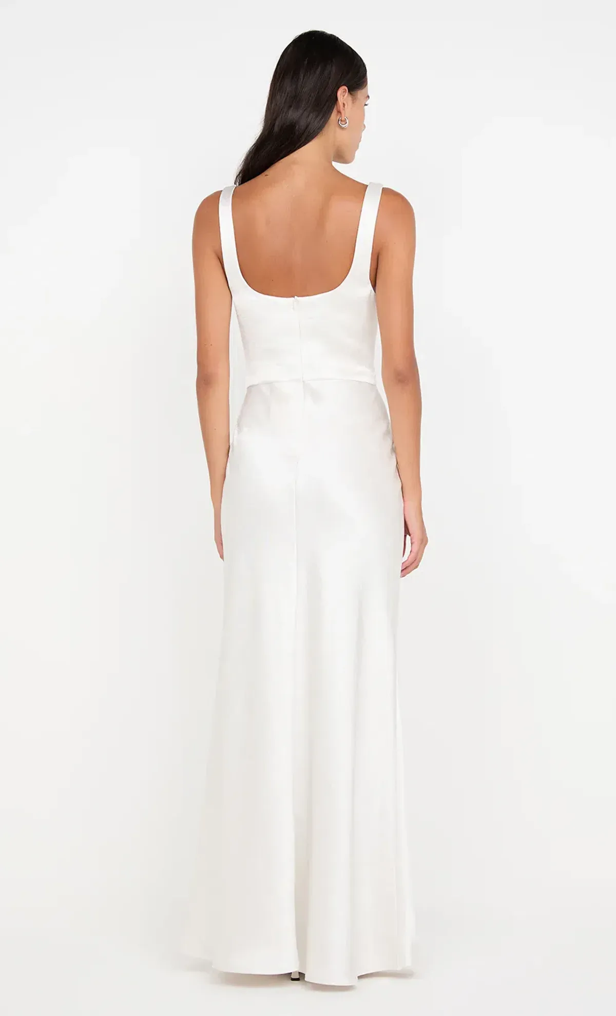 Bec And Bridge Austen Cowl Neck Maxi Dress In Ivory Size AU 10 - Image 4