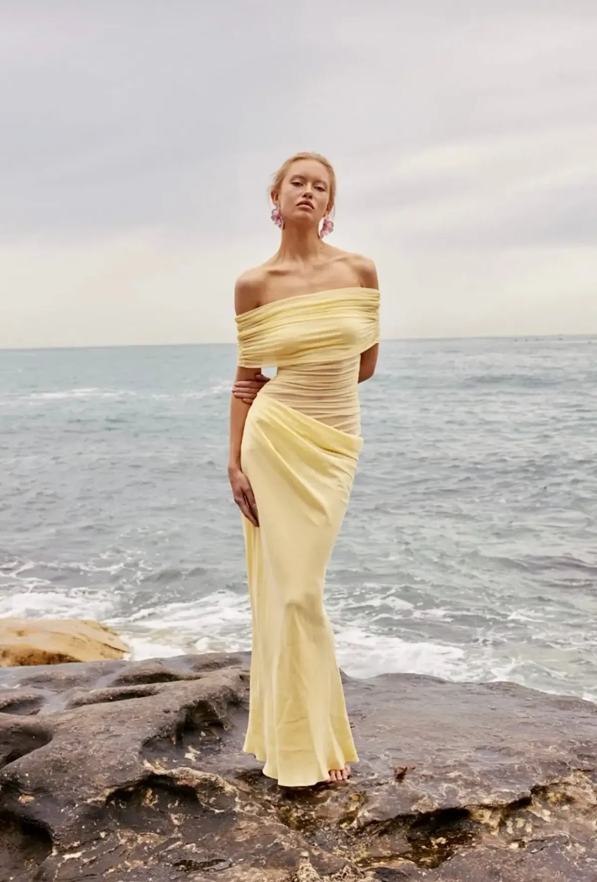 Benni Nico Maxi Dress Butter Size 10 - Image 4