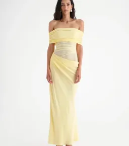 Benni Nico Maxi Dress Butter Size 10 for rent on The Volte - image 1