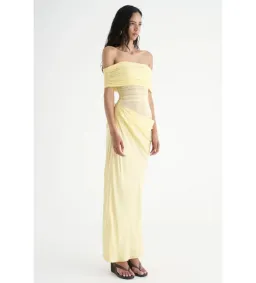 Benni Nico Maxi Dress Butter Size AU 6 for rent on The Volte - image 2