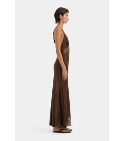 Sir the Label Aries Cut Out Dress Chocolate Size 3 / AU 12 for rent on The Volte - image 2