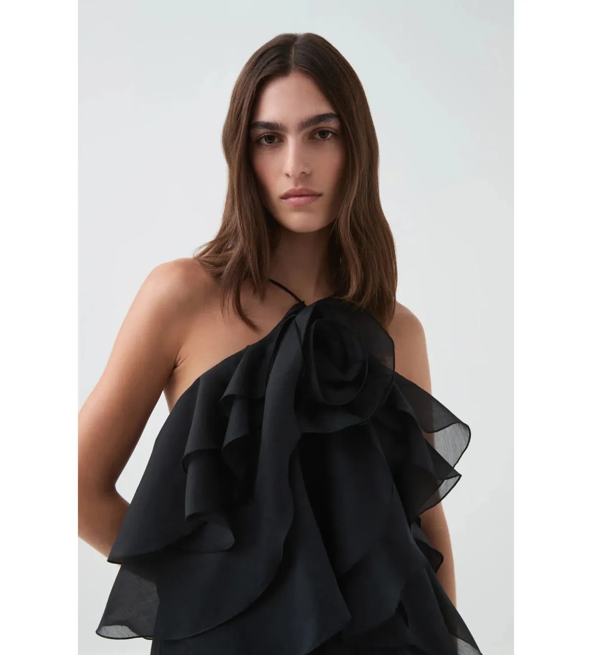 Aje Pandorea Layered Mini Dress in Black Size L / AU 12 - Image 2