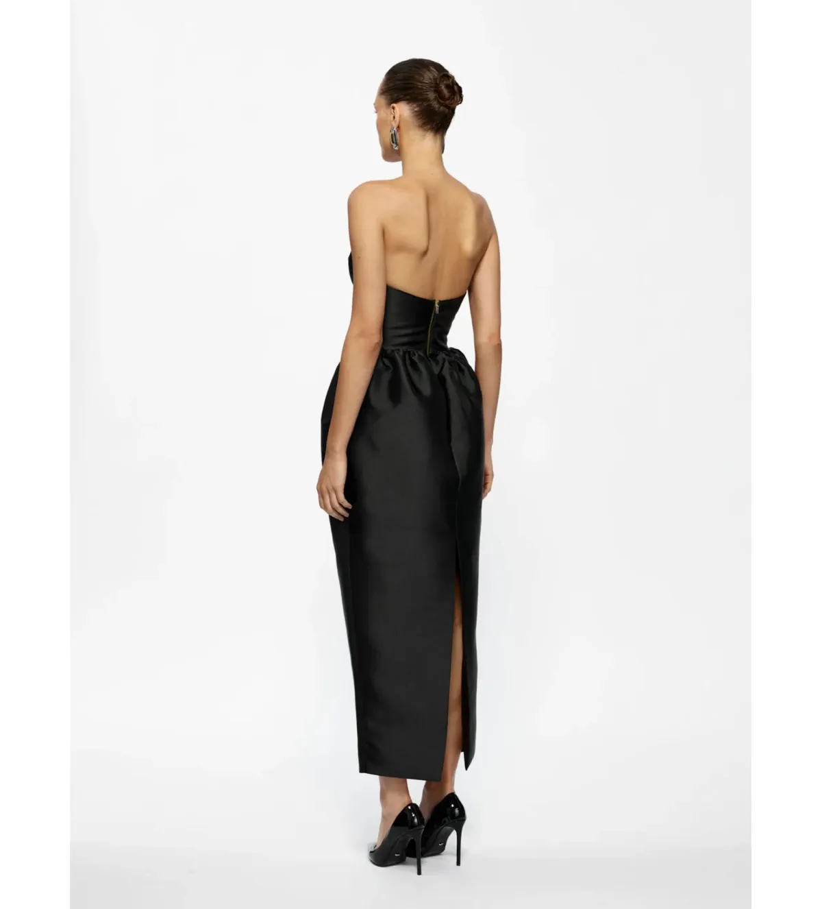 Effie Kats Lillia Midi Dress in Black Size XS 6 - Image 3