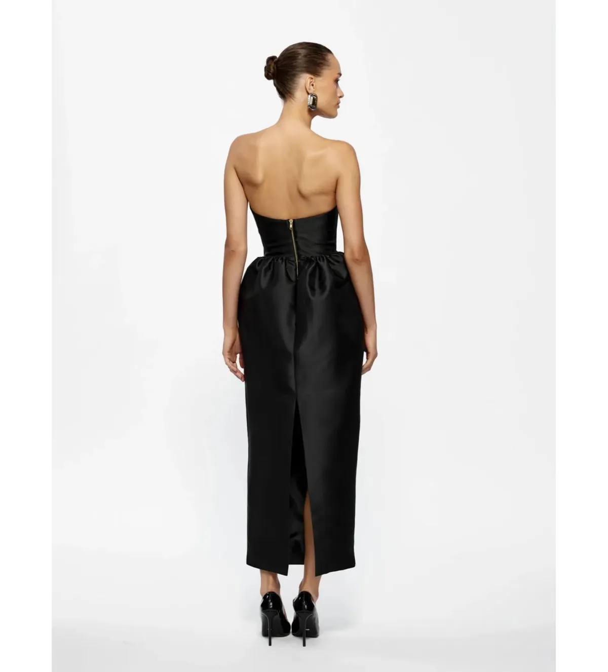 Effie Kats Lillia Midi Dress in Black Size XS 6 - Image 4