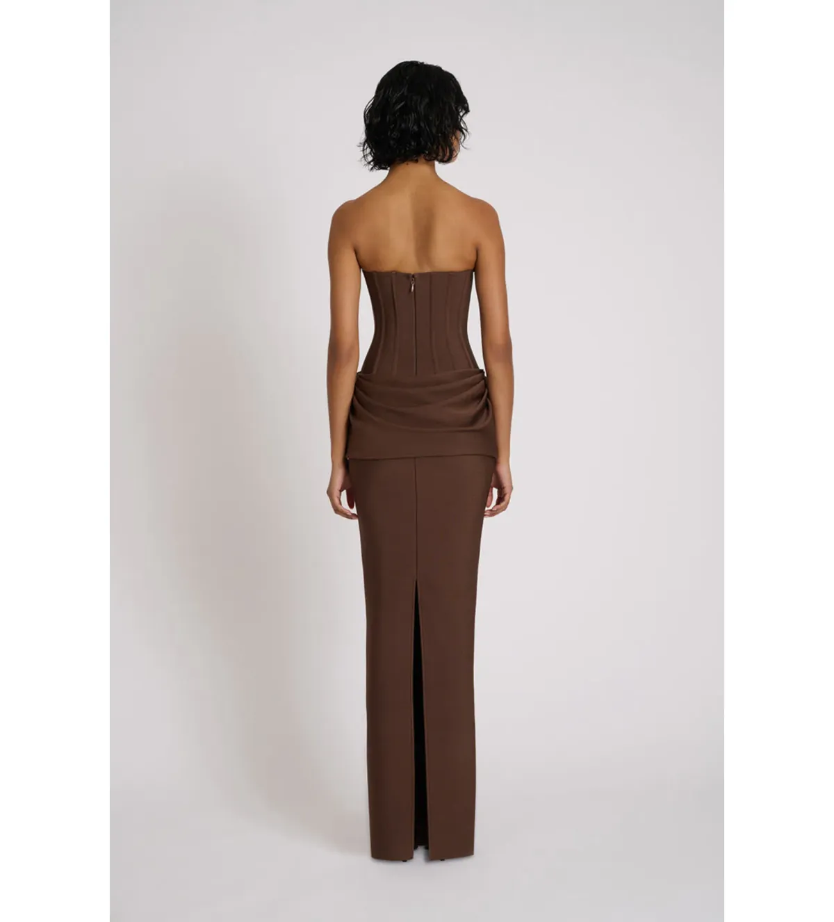 Eliya the Label Hilda Gown Chocolate Size 6 - Image 3