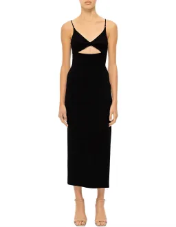 Bec & Bridge Ivy Midi Dress Black Size 10 for rent on The Volte - image 1
