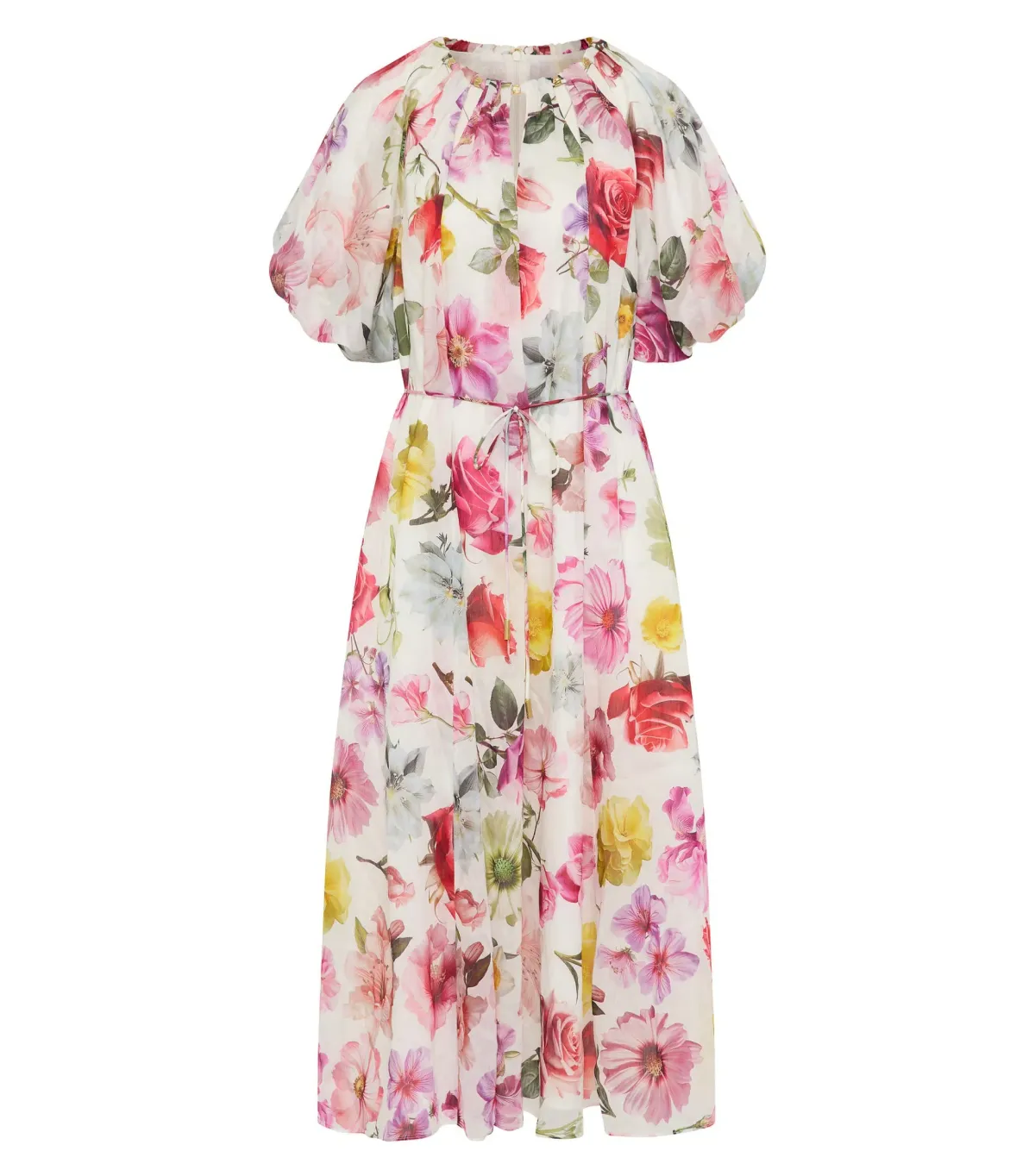 Aje Fleur Midi Dress in Collage Floral Size 8/S - Image 6
