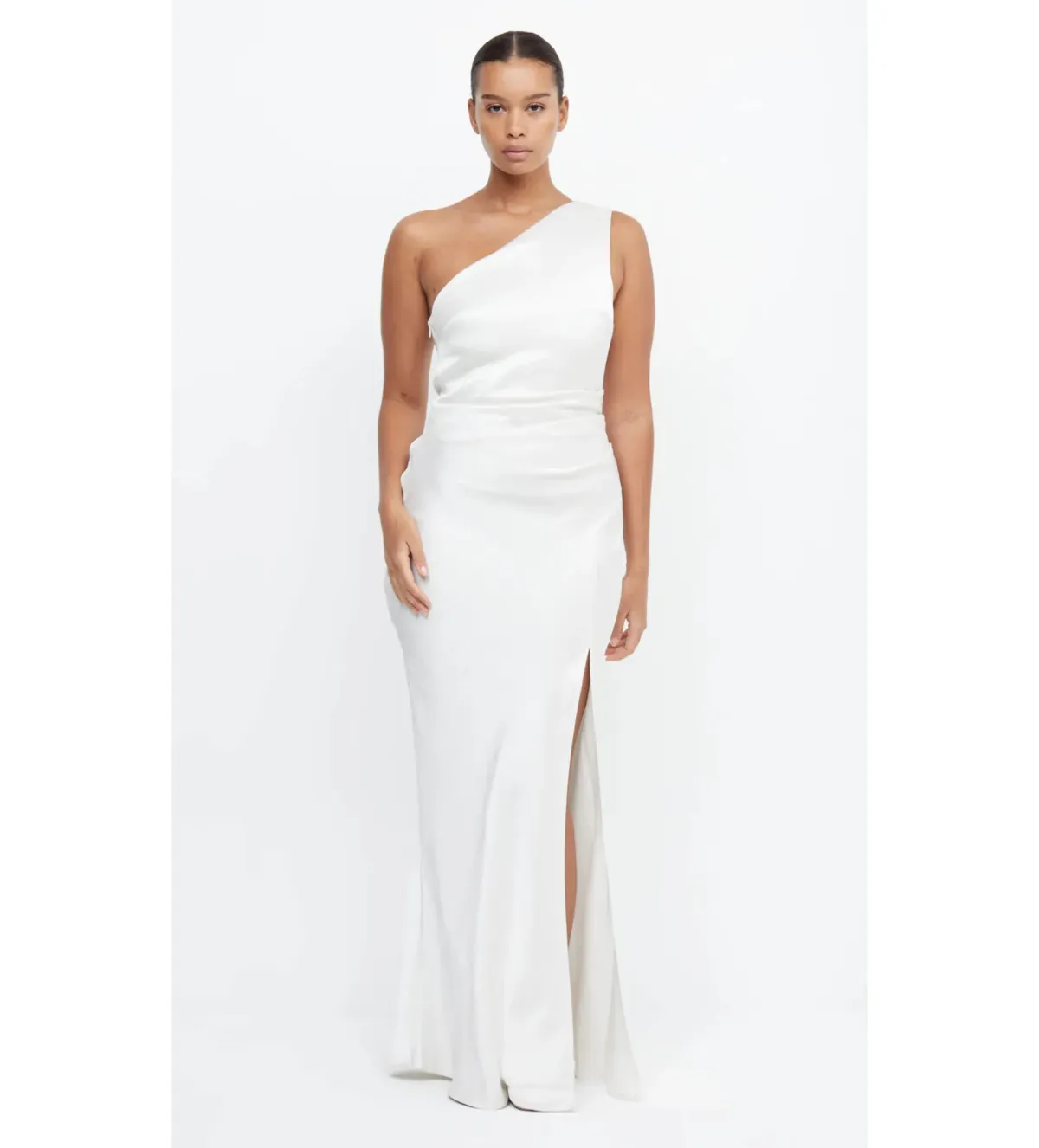 Bec & Bridge The Dreamer Asym Maxi Dress in Ivory Size 12 - Image 1