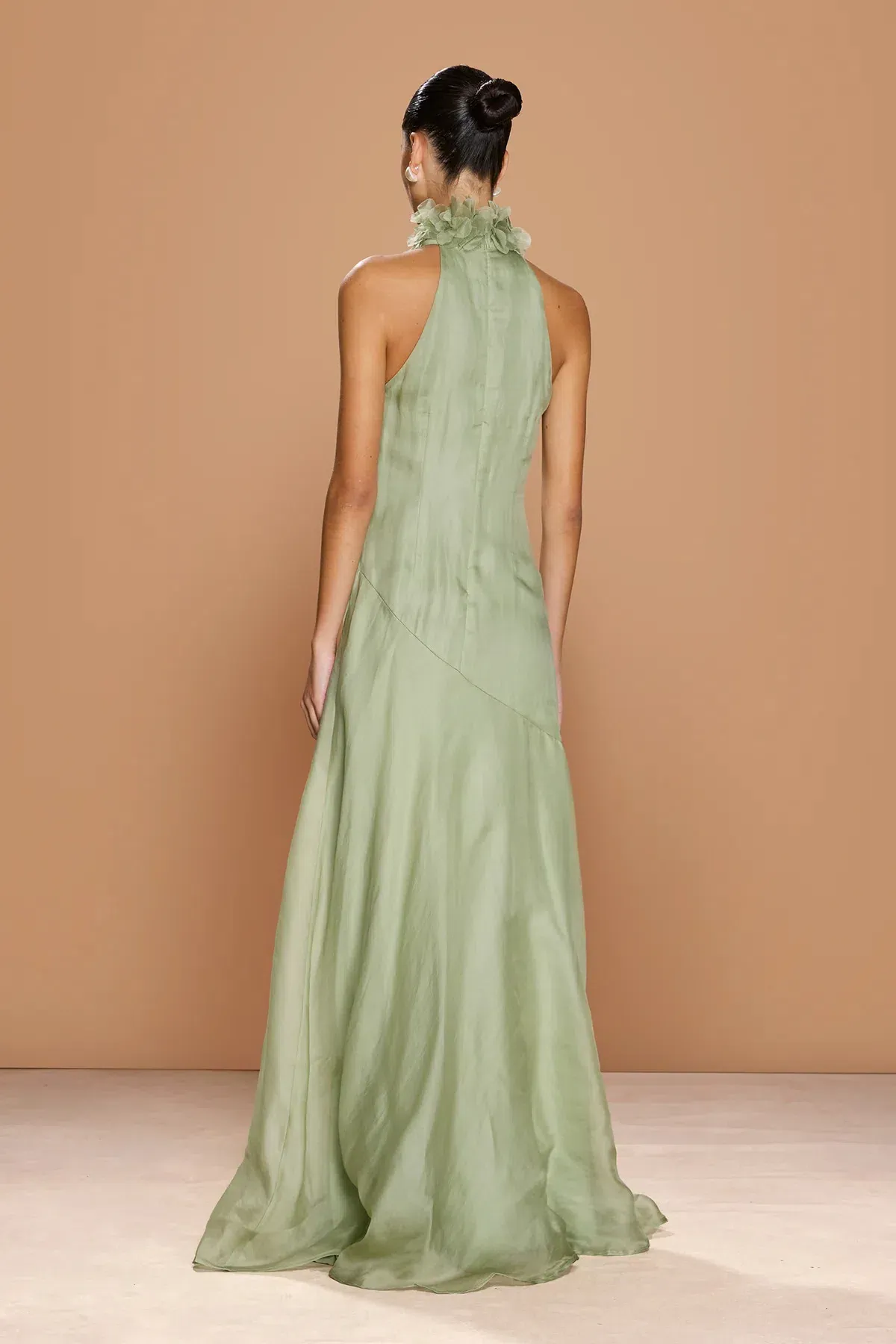 Sonya Moda Noelle Maxi Gown Green Size 8 - Image 2