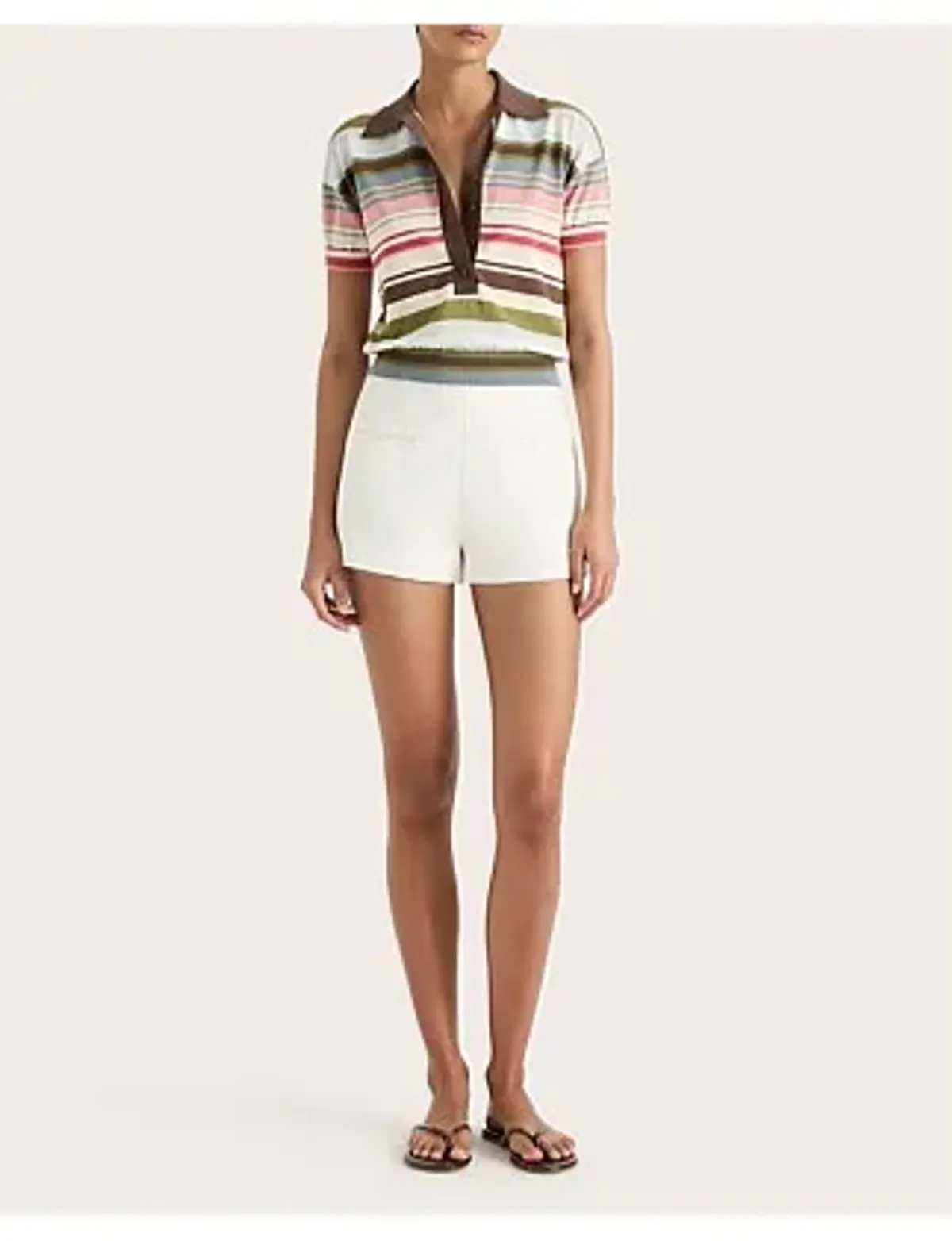 Faithfull the Brand Sable Polo Shirt Size 8/S - Image 1