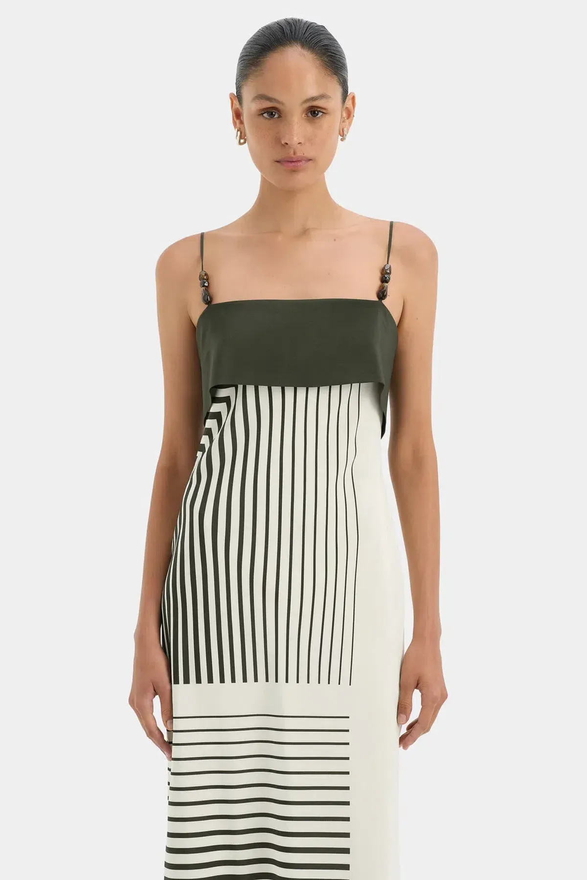 Sir The Label Leilana Slip Maxi Dress Print Size 10 - Image 2