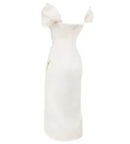 House Of CB Loretta Midi Dress Ivory Size 8/XS for rent on The Volte - image 7