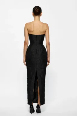 Effie Kats Kiera Dress Midi Black Size AU 10  for rent on The Volte - image 2