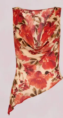 lsabelle Quinn Lucia Mini Skirt and Reina Reversible Top Camellia Floral Size 6 for rent on The Volte - image 5