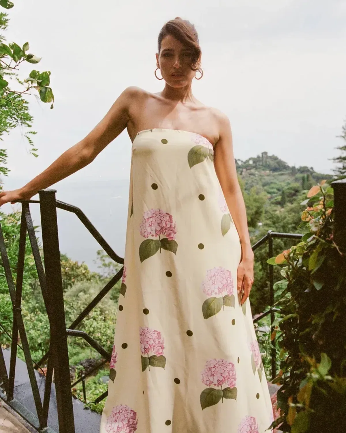 Palm Noosa Alessia Midi Dress Portofino Polka Dot Print Size 10 - Image 2