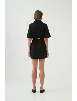 AJE Ana Mini Dress Black Size 8/S for rent on The Volte - image 16