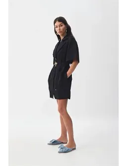 AJE Ana Mini Dress Black Size 8/S for rent on The Volte - image 9