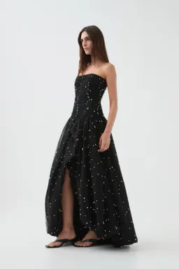 Aje Juniper Gown Black Size 6 for rent on The Volte - image 2
