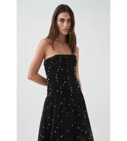 Aje Juniper Maxi Dress Gown in Black Size AU 10  for rent on The Volte - image 3
