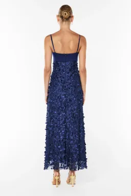 Manning Cartell Enchantment Slip Maxi Dress Navy Blue Size 8  for rent on The Volte - image 3