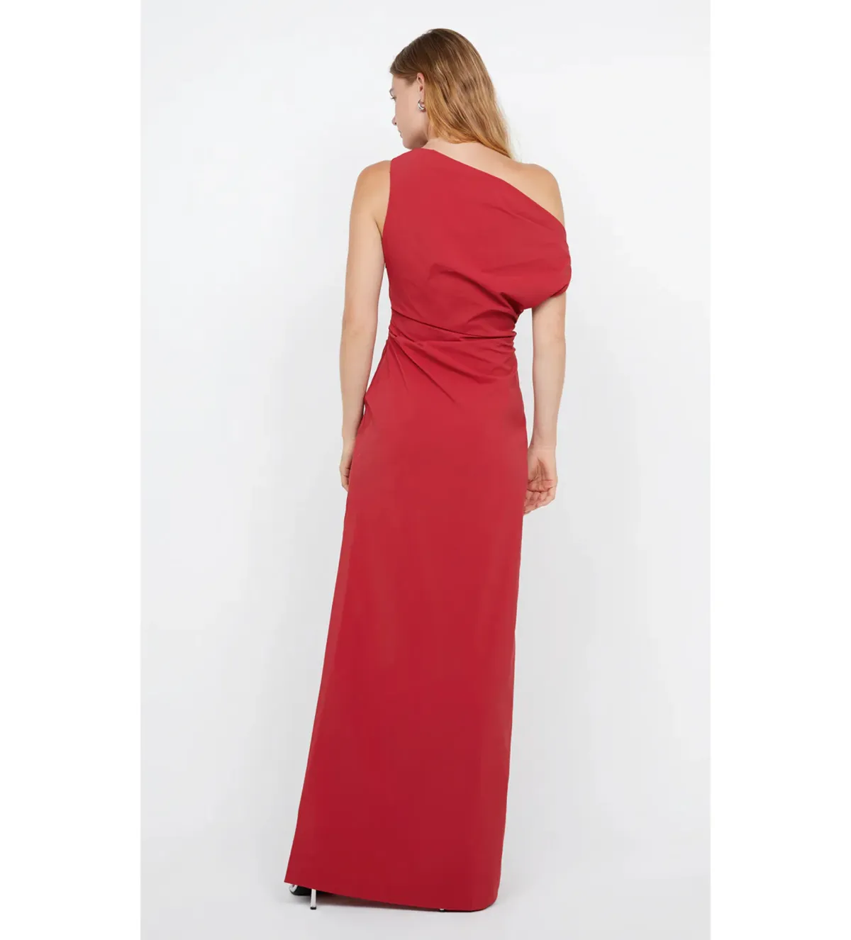 Bec and Bridge Angelina Asym Maxi Dress in Cherry Size S /  AU 8  - Image 4
