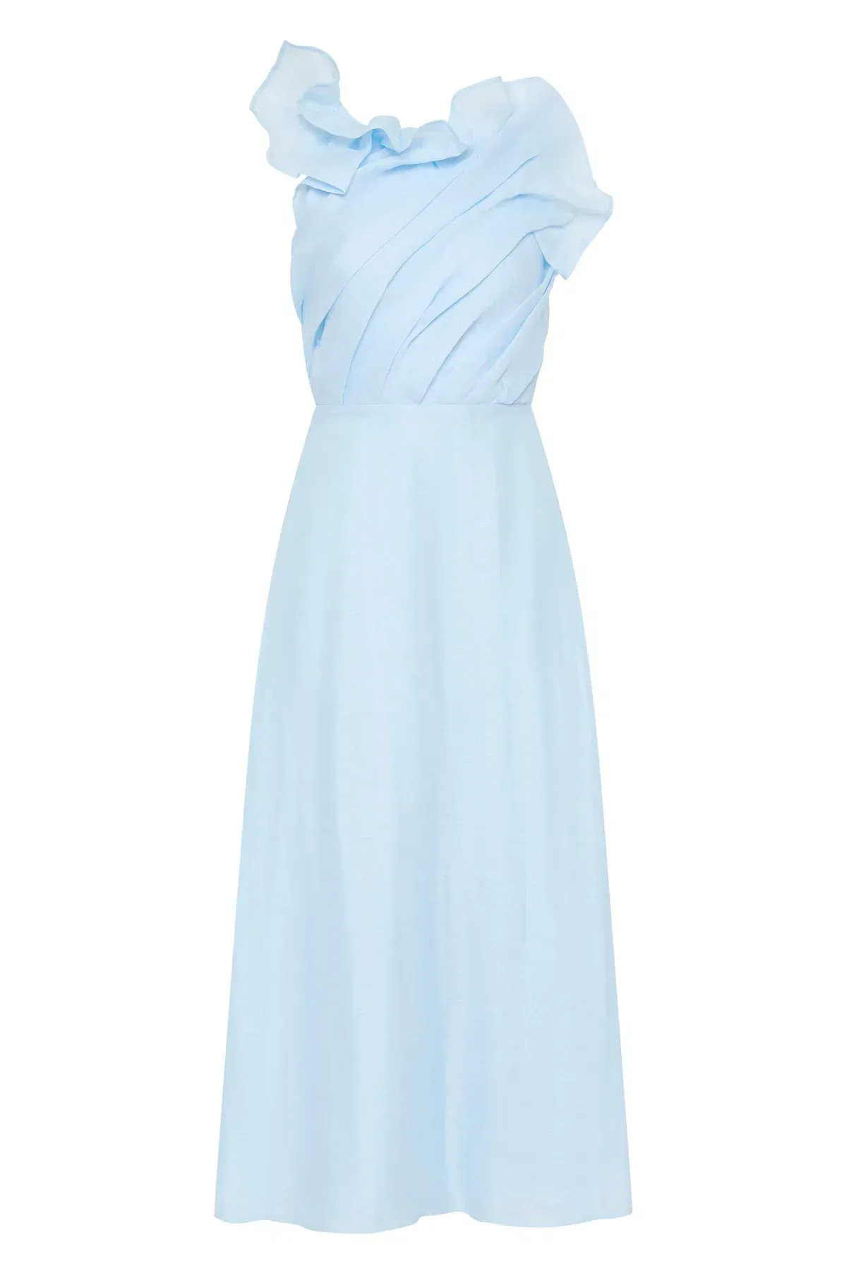 Aje Genesis Midi Dress Blue  Size 8 - Image 4