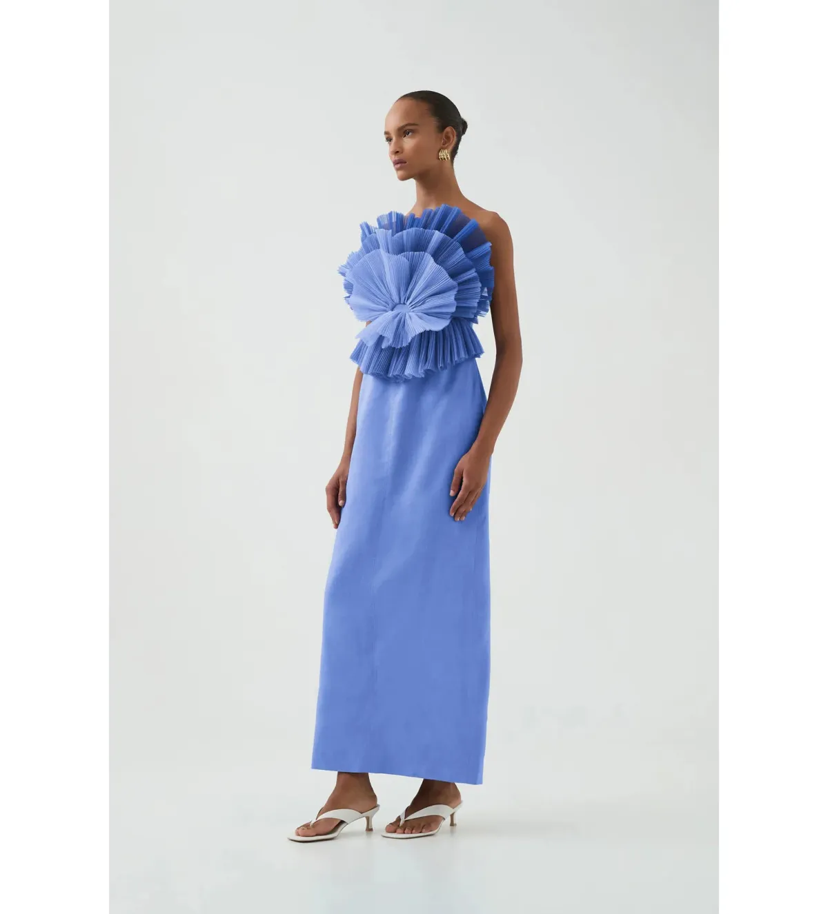 Aje Kira Midi Dress in Ocean Wave Size 8/S - Image 2