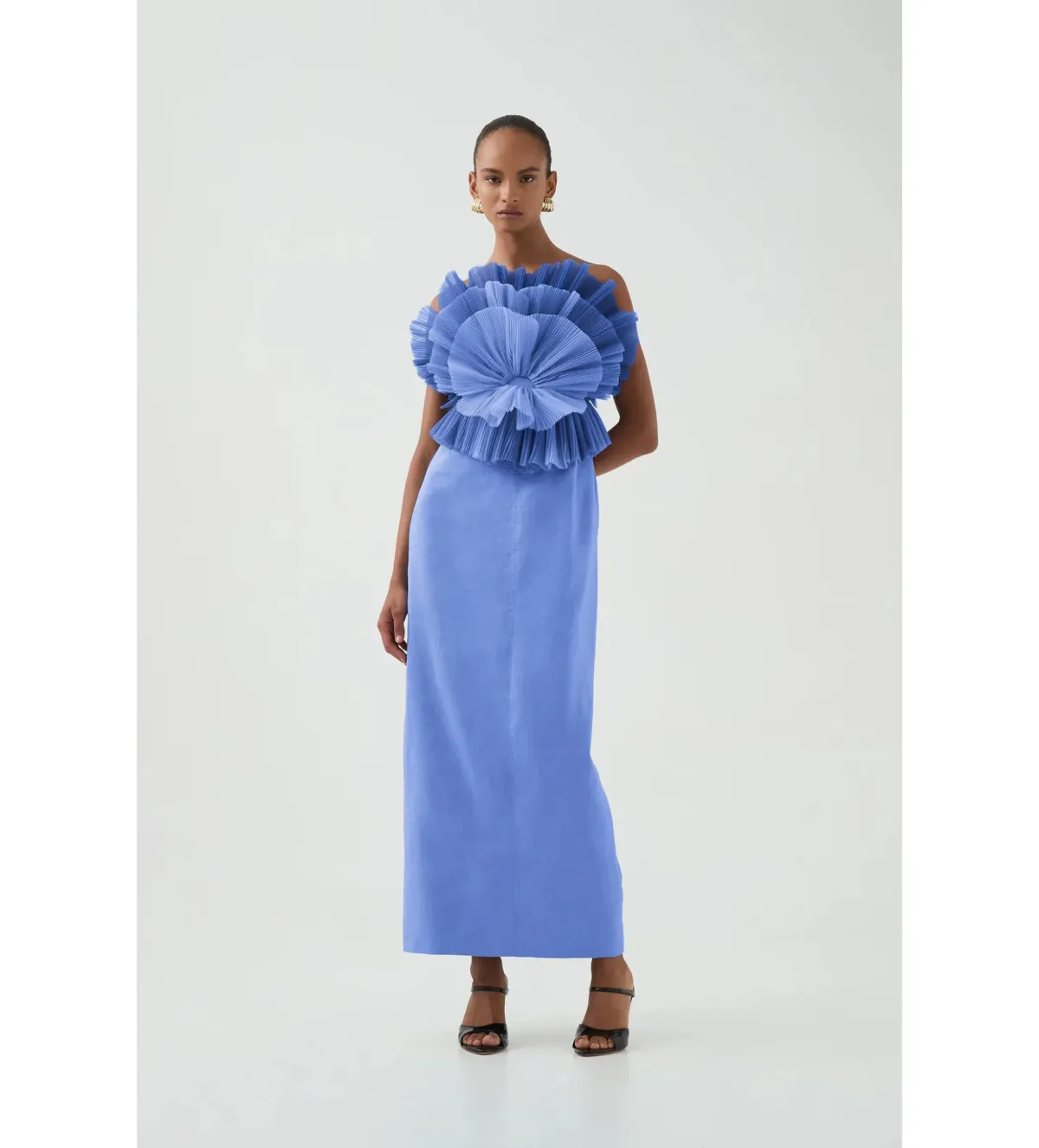 Aje Kira Midi Dress in Ocean Wave Size 8/S - Image 1
