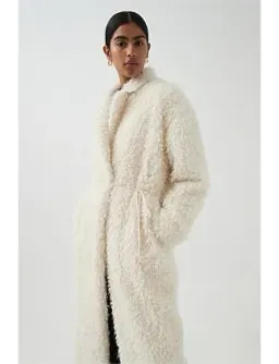 Aje Alpine Coat Ivory for rent on The Volte - image 4