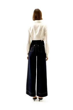 Alice by Alice McCall Maverick Jumpsuit in  Indigo Size AU 6 for rent on The Volte - image 5