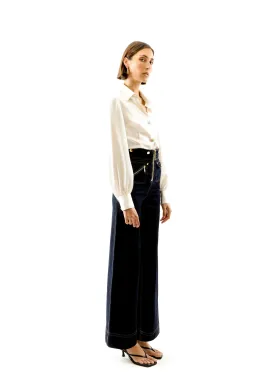 Alice by Alice McCall Maverick Jumpsuit in  Indigo Size AU 6 for rent on The Volte - image 6