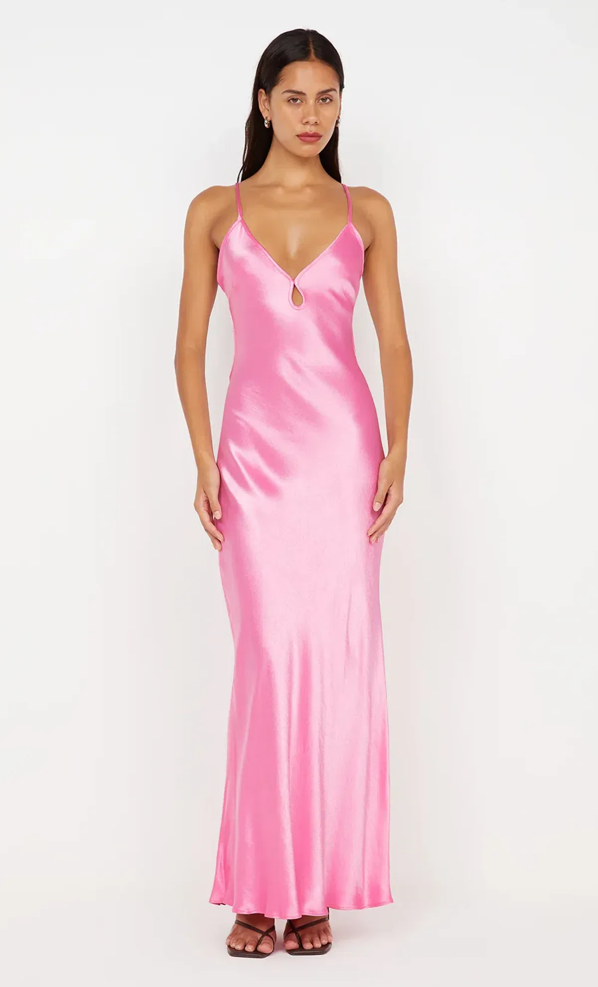 Bec Bridge Cedar City Maxi Dress Candy Pink Size AU 6 - Image 2