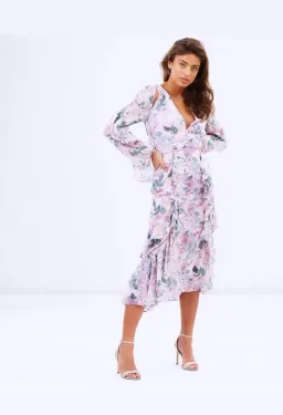 Talulah Pleasure Midi Dress Floral Size 8 for rent on The Volte - image 1
