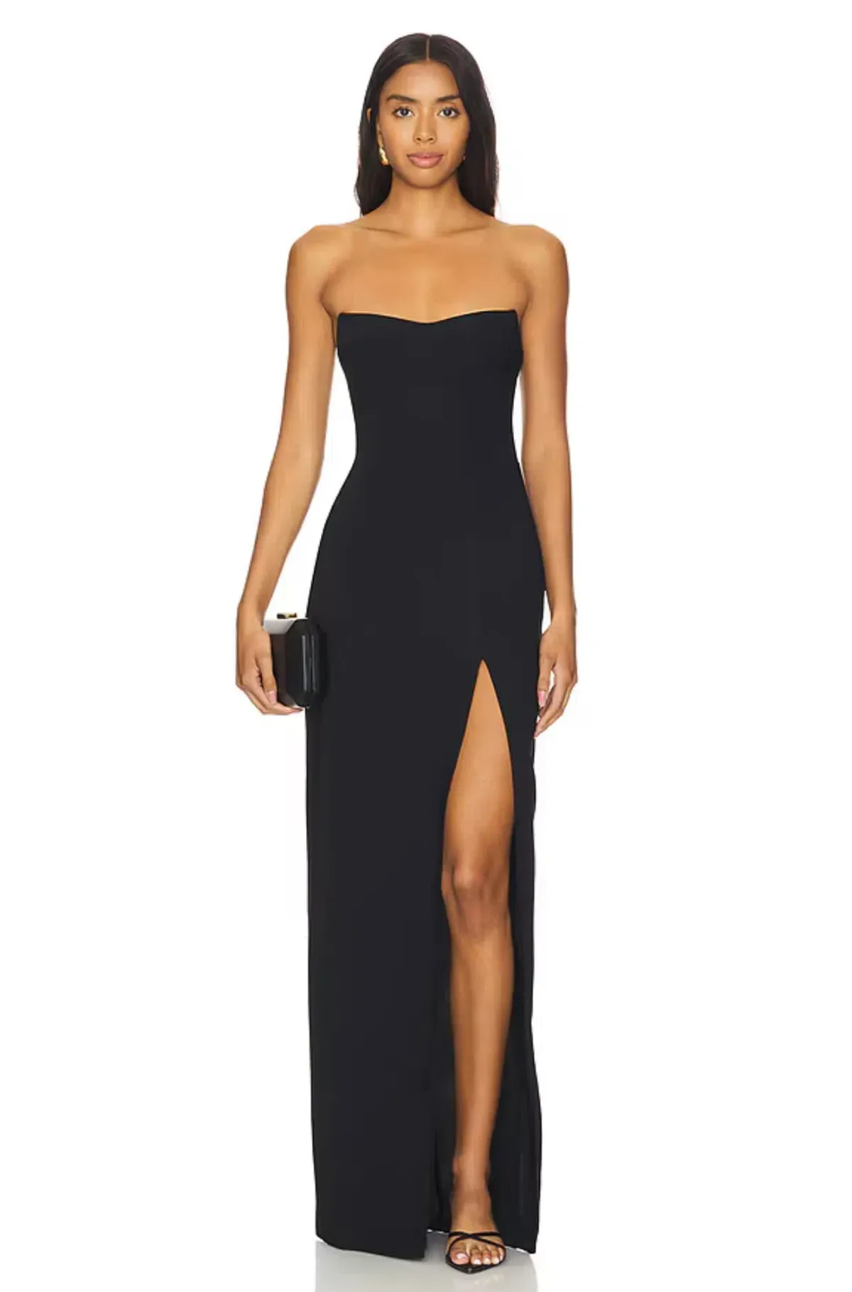 Amanda Uprichard Ivy Maxi Gown Black Size XS / Size 6 - Image 1