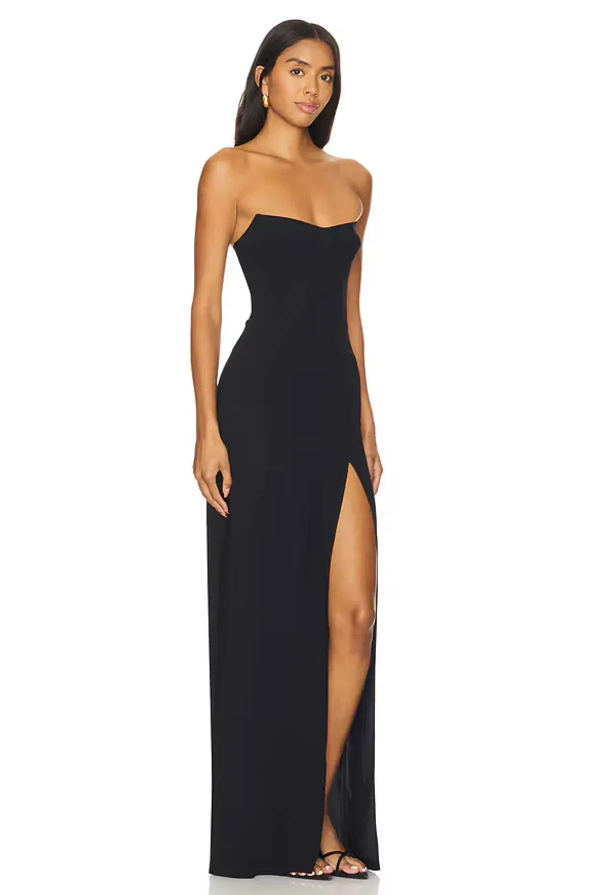 Amanda Uprichard Ivy Maxi Gown Black Size M / Size 10 - Image 2