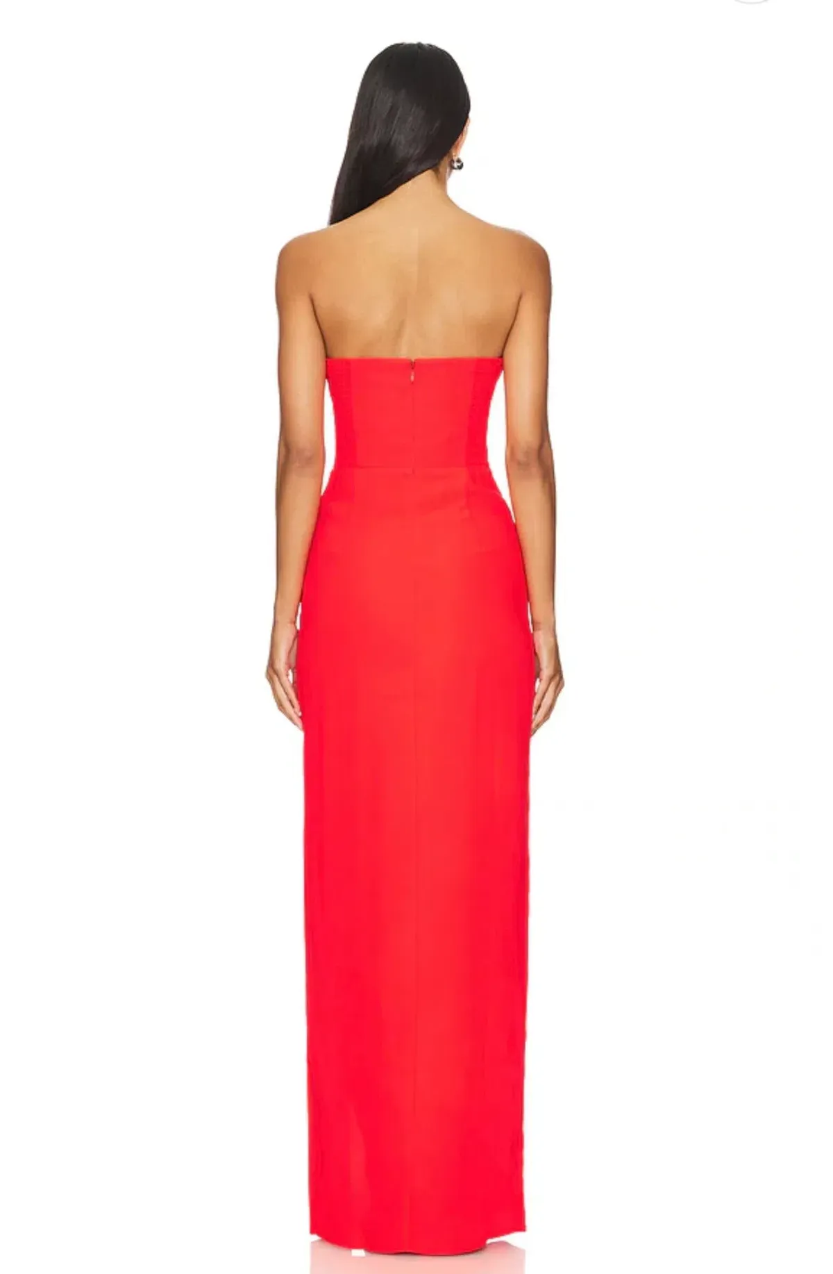Amanda Uprichard Ivy Maxi Gown Crimson Size XS / Size 6 - Image 3