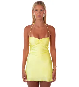 I Am Delilah  Citrus Jade Mini Dress in Yellow Size S/ AU 8 for rent on The Volte - image 2