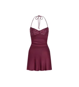 I Am Delilah Berry Jade Mini Dress In Red Size S/ AU 8 for rent on The Volte - image 6