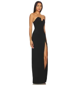 Amanda Uprichard Puzzle Gown Black Size XS/AU 6 for rent on The Volte - image 2