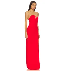 Amanda Uprichard Puzzle Gown Crimson Size XS/AU 6 for rent on The Volte - image 2