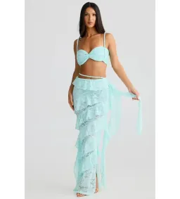 Melani The Label Ahria x Joa Maxi Set in Aqua Size XS AU 6 for rent on The Volte - image 1