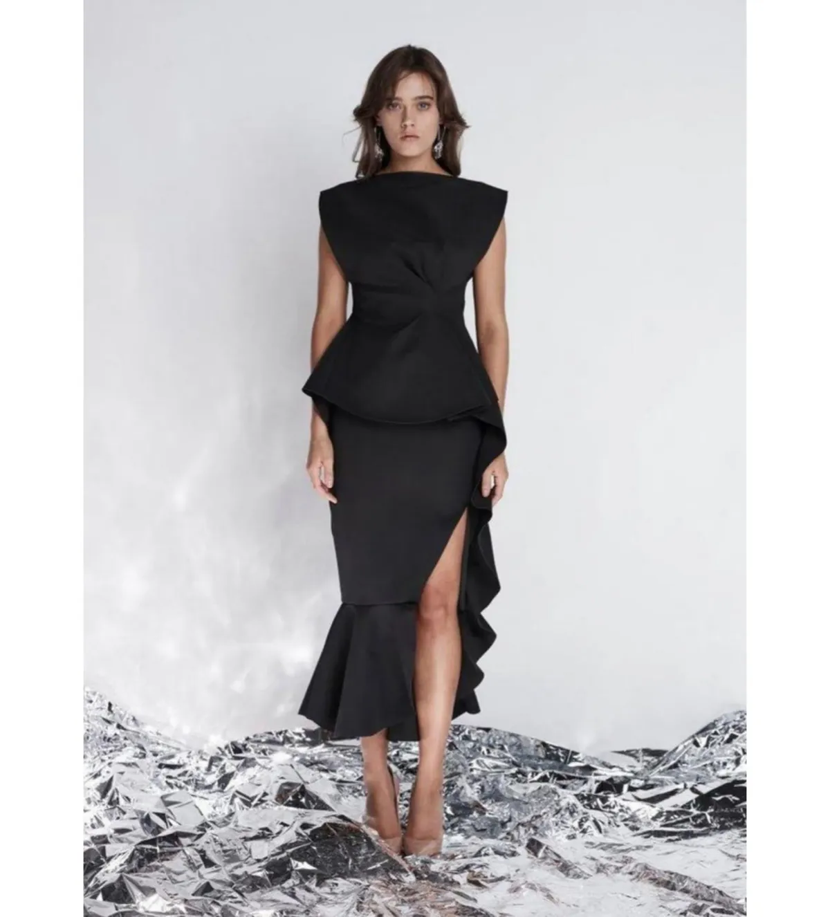 Rachel Gilbert Adelaide Top Szie 8 and Skirt Size 6 Set Black - Image 1