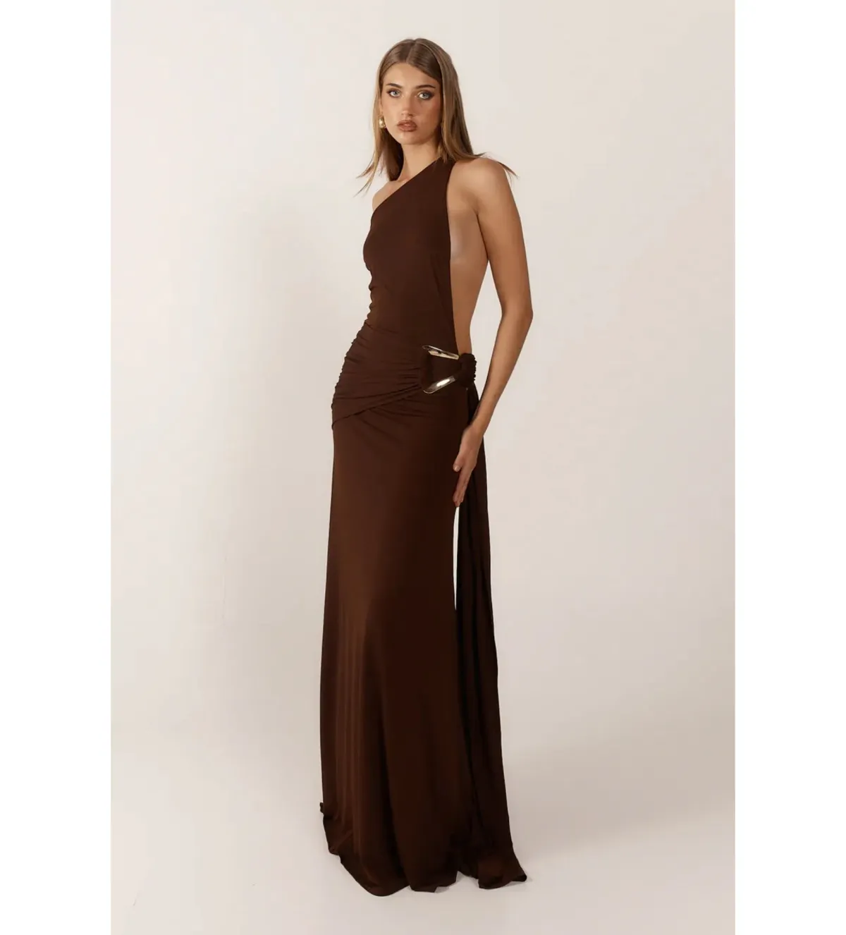 Ance Gria Gaia Gown Brown Size M AU 10 - Image 2