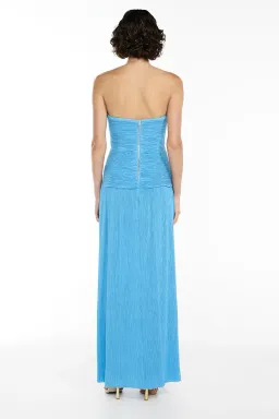 Manning Cartell Cerulean Double Time Strapless Dress in Blue Size 4 for rent on The Volte - image 3