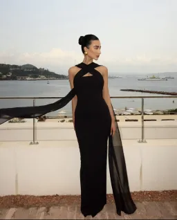 Love Nookie Zephyr Gown Maxi Black Size AU 8 for rent on The Volte - image 6