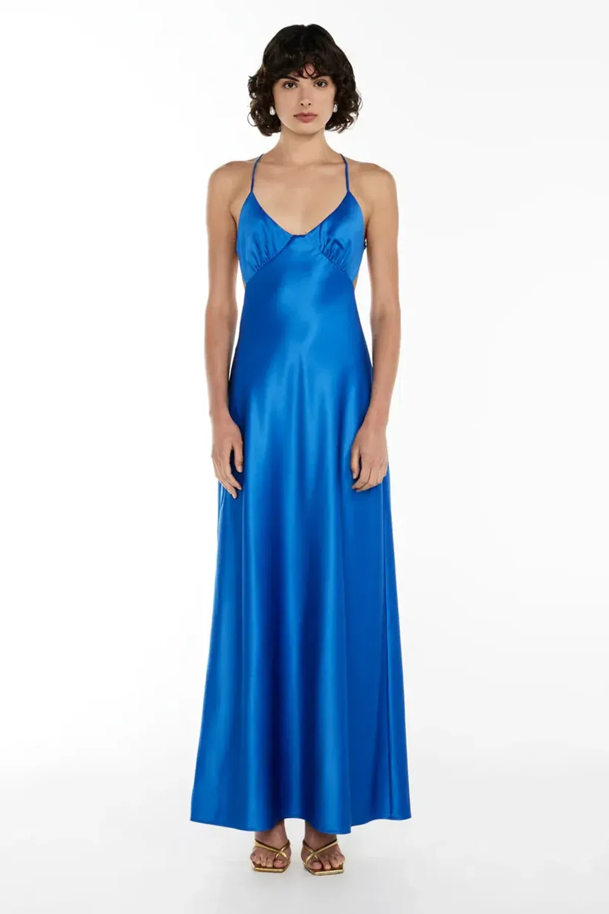 Manning Cartell Blue Saturation Point Slip Dress Size 6 - Image 1